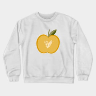 Apple with heart inside Crewneck Sweatshirt